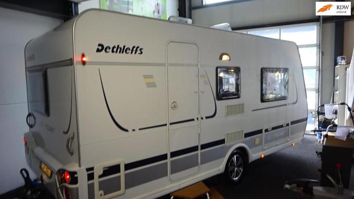 DETHLEFFS Camper 450 V 2010 ENKELE BEDDEN Treinzit Mover 108, Caravans en Kamperen, Caravans, Bedrijf, 1000 - 1250 kg, Dethleffs