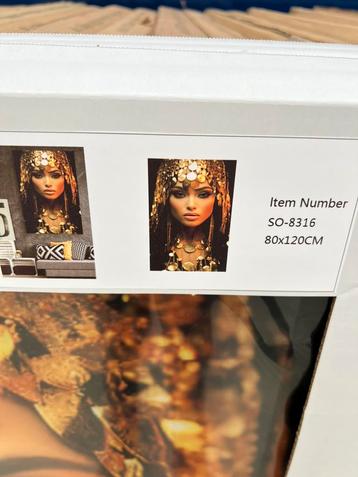 Partijhandel 20 x glazen schilderij xxl 80x120cm mix partij beschikbaar voor biedingen