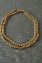 Vintage ketting albast kralen, Ophalen, Zo goed als nieuw, Overige materialen