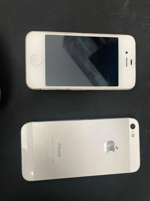 Iphone 4 & iphone 5 ( lade-opruiming ), Telecommunicatie, Mobiele telefoons | Apple iPhone, Zwart, Ophalen of Verzenden