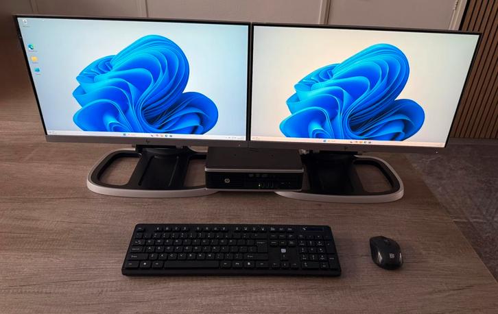 HP Compaq Elite 8300 i5 - 480GB SSD - 2x 23" HP Scherm, Computers en Software, Desktop Pc's, Zo goed als nieuw, 2 tot 3 Ghz, SSD