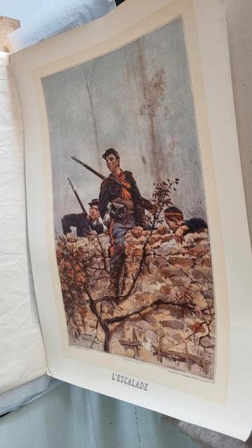 Franse tekeningen map met 5 oude posters erin
De map is 70  beschikbaar voor biedingen