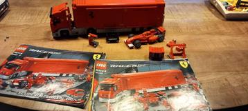  Ferrari vrachtauto/ van lego beschikbaar voor biedingen
