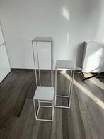 3 Witte Pilaren voor Bloemen Decoratie  , Hobby en Vrije tijd, Feestartikelen, Ophalen, Zo goed als nieuw, Overige typen, Geboorte of Huwelijk