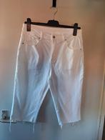 Witte Driekwart Broek, Wit, Maat 46/48 (XL) of groter, Ophalen of Verzenden, Zo goed als nieuw