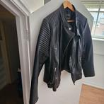 Zwarte AIM Leren Jas - Maat 46/48 (XL), Kleding | Dames, AIM, Zwart, Maat 46/48 (XL) of groter, Ophalen of Verzenden