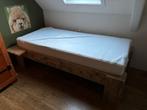 Landelijk steigerhout 1 persoonsbed 2 stuks, Huis en Inrichting, Slaapkamer | Bedden, 90 cm, Eenpersoons, Steigerhout, Ophalen of Verzenden