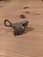 Vintage Vogel Flessenopener, Gebruikt, Overige kleuren, Ophalen of Verzenden, Metaal