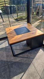 Vuurtafel Cosi met houten blad - Nieuwstaat brander!, Tuin en Terras, Ophalen of Verzenden