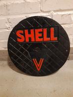 Shell putdeksel dia 35 cm, Ophalen, Gebruikt, Reclamebord