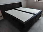 2 persoons bed., Huis en Inrichting, Slaapkamer | Boxsprings, Ophalen, Gebruikt, Zwart, Tweepersoons