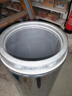 Kachelpijpen rvs helex, Ophalen of Verzenden, Rvs, Minder dan 2 meter, 80 mm of meer