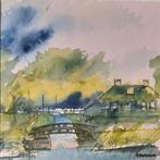 Uitzicht vanuit Bangakoepel Franeker, Ophalen of Verzenden, Minder dan 50 cm, Schilderij, Minder dan 50 cm