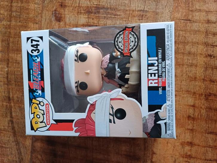 Funko Pop!Renji (Bankai Sword) (GameStop Exclusive) #347, Verzamelen, Poppetjes en Figuurtjes, Nieuw, Ophalen of Verzenden