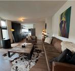 Robuuste salontafel van drijfhout met metalen frame, Huis en Inrichting, Gebruikt, Tweepersoons, 75 tot 100 cm, Ophalen of Verzenden