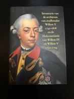 Inventaris van de archieven van stadhouder Willem V (1745-18, Ophalen of Verzenden, Zo goed als nieuw