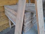 Partij van 47 karaktervolle planken (> 60 jaar), Plank, Gebruikt, Steigerhout, 25 tot 50 mm