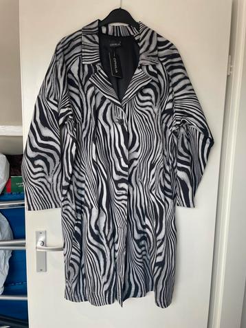 Nieuwe katoenen panterprint blazer/jas Judy van ophilia 4850 beschikbaar voor biedingen