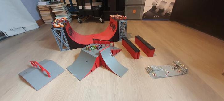 Fingerboard Skatepark - Complete Set, Hobby en Vrije tijd, Modelbouw | Auto's en Voertuigen, Gebruikt, Overige typen, Ophalen of Verzenden