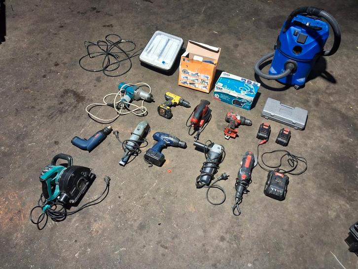 Partij diverse machines, Doe-het-zelf en Verbouw, Gereedschap | Handgereedschap, Gebruikt, Ophalen of Verzenden