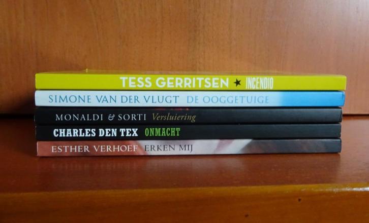 Maand van het Spannenede boek 2009, '10, '11, '12, '14, Boeken, Thrillers, Gelezen, Nederland, Ophalen