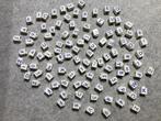 LEGO 101 stuks vintage letter en cijfer bricks oud jaren 60, Ophalen, Gebruikt, Losse stenen, Lego