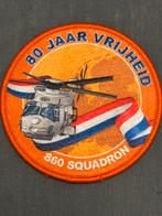 Embleem 860 SQN 80 jaar vrijheid, Verzenden, Luchtmacht, Nederland, Embleem of Badge