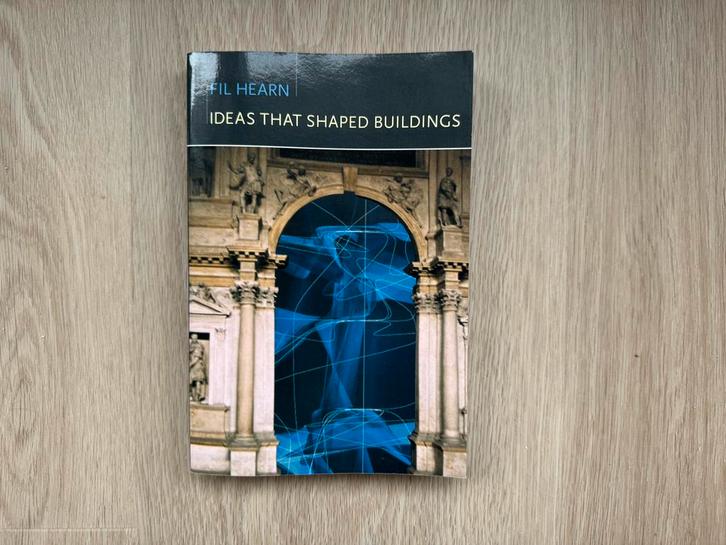 Boek: Ideas That Shaped Buildings - Als Nieuw!, Boeken, Kunst en Cultuur | Architectuur, Zo goed als nieuw, Architectuur algemeen