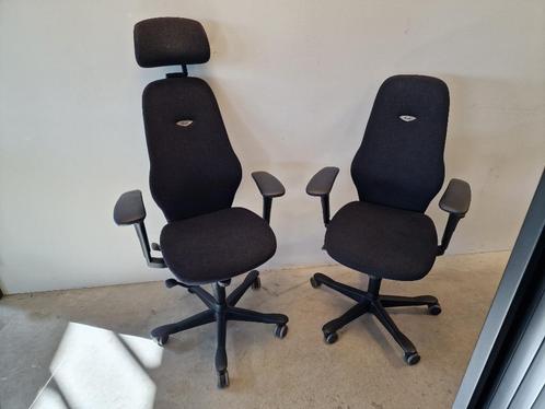 Kinnarps plus 6/8 freefloat 6000 ergonomische bureaustoel, Huis en Inrichting, Bureaustoelen, Gebruikt, Bureaustoel, Zwart, Ergonomisch