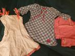 Bengh jurk jurkjes vestje wikkelvestje geblokt 104, 110, 116, Ophalen of Verzenden, Gebruikt, Meisje, Jurk of Rok