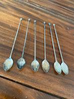 Vintage Cocktail Lepels Set van 6, Antiek en Kunst, Ophalen of Verzenden