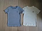 2x name it shirt gestreept blauw beige mt 134/140, Kinderen en Baby's, Kinderkleding | Maat 134, Ophalen of Verzenden, Zo goed als nieuw