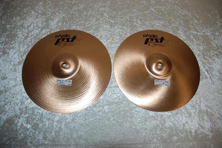 Paiste PST-X cajon hihat bekkens 540/1106gr 12 inch, Muziek en Instrumenten, Instrumenten | Onderdelen, Gebruikt, Drums of Percussie