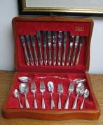 Prachtig vintage, verzilverd bestek, in kist, Mid-Century, Antiek en Kunst, Ophalen of Verzenden