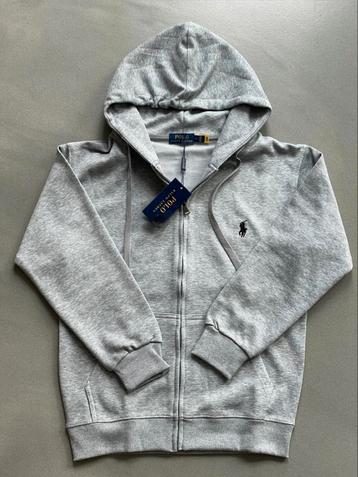 Polo Ralph Lauren Grijze Zip-Up Hoodie beschikbaar voor biedingen