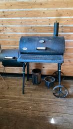 Houtskool barbeque met smoker, Ophalen, Gebruikt, ., .
