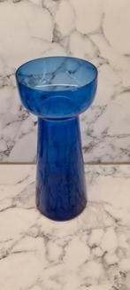Mooi grote kobalt blauwe glazen hyacint glas, Glas, Ophalen of Verzenden, Zo goed als nieuw