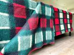 Toffe geblokte vintage wollen deken van Didas, Huis en Inrichting, Woonaccessoires | Plaids en Woondekens, Ophalen of Verzenden
