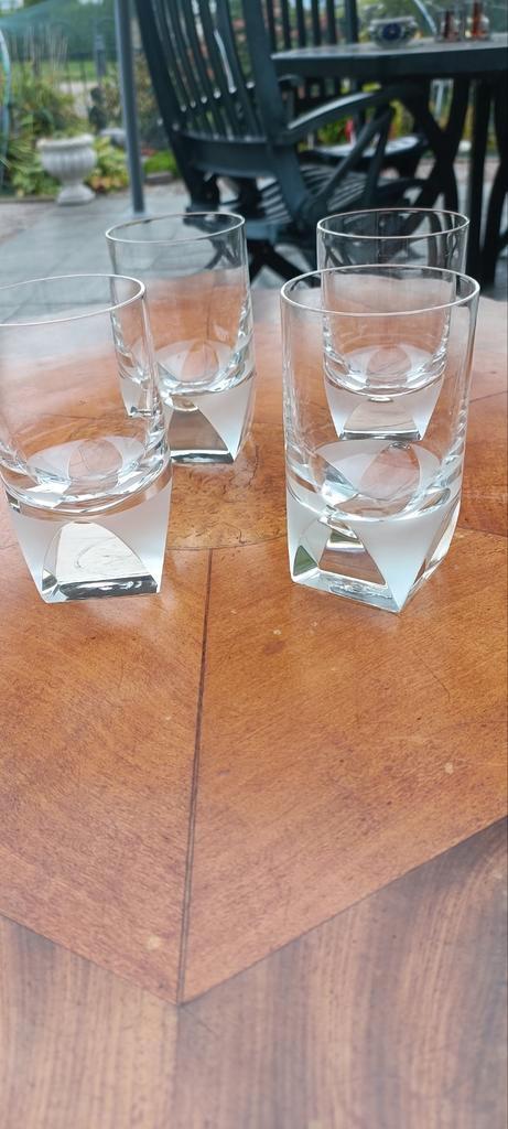 Rosenthal Skal Clear Kristallen Glazen - Zeldzaam!, Verzamelen, Porselein, Kristal en Bestek, Zo goed als nieuw, Kristal, Ophalen of Verzenden