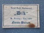Nieuw Buinen, hotel-café-rest. Dik, Verzenden, Nederland