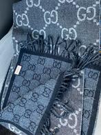 Gucci GG Jacquard Wollen Sjaal met Aankoopbewijs, Ophalen of Verzenden, Zo goed als nieuw, Sjaal