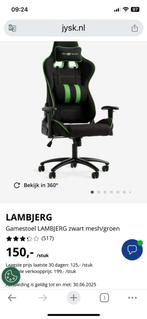 Office/game chair, Huis en Inrichting, Bureaustoelen, Ophalen of Verzenden, Zo goed als nieuw, Zwart