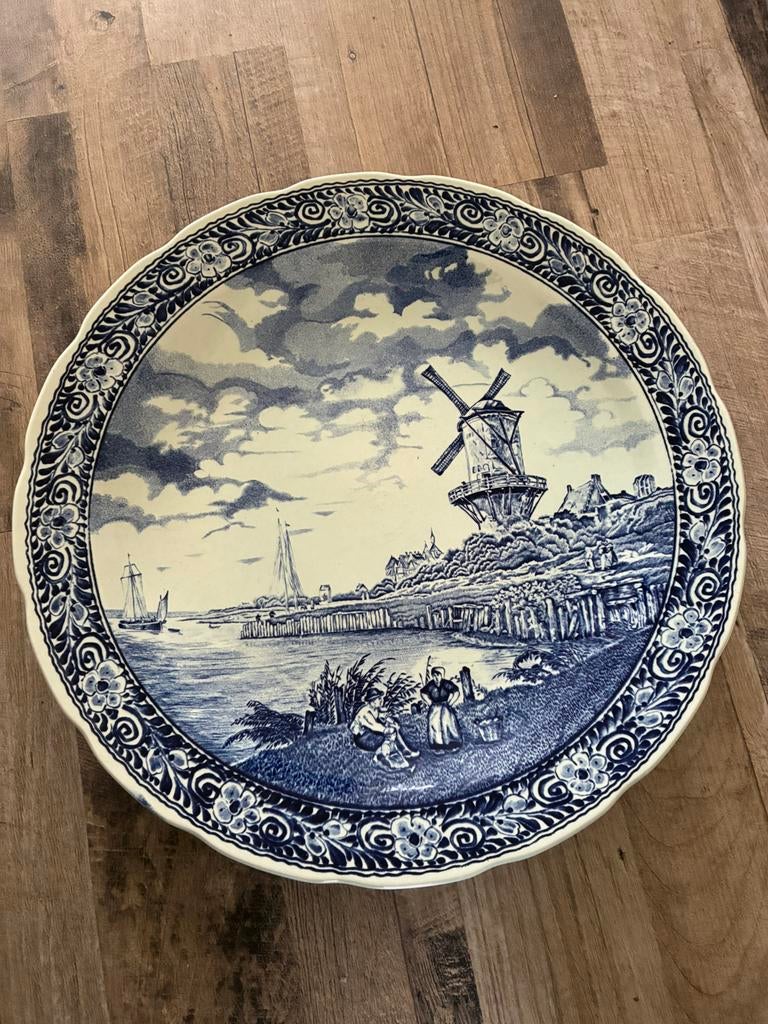 DELFTS Wandbord by Boch for Royal Sphinx - 39 cm, Ophalen