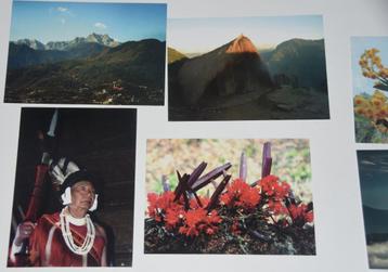8 Ansichtkaarten Nagaland India Naga tribe stam natuur beschikbaar voor biedingen