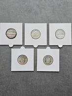 Prachtige serie halve guldens Wilhelmina, Postzegels en Munten, Munten | Nederland, ½ gulden, Setje, Zilver, Ophalen of Verzenden