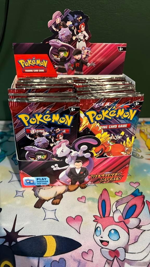 Destined Rivals Boosterpacks, Hobby en Vrije tijd, Verzamelkaartspellen | Pokémon, Gebruikt, Booster, Ophalen of Verzenden