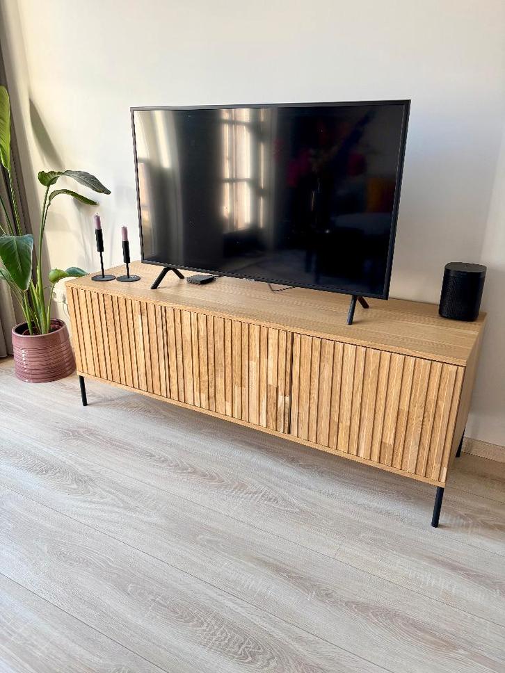 WOOOD New Gravure Tv-meubel B150 cm, Huis en Inrichting, Kasten | Televisiemeubels, Zo goed als nieuw, Minder dan 100 cm, 100 tot 150 cm