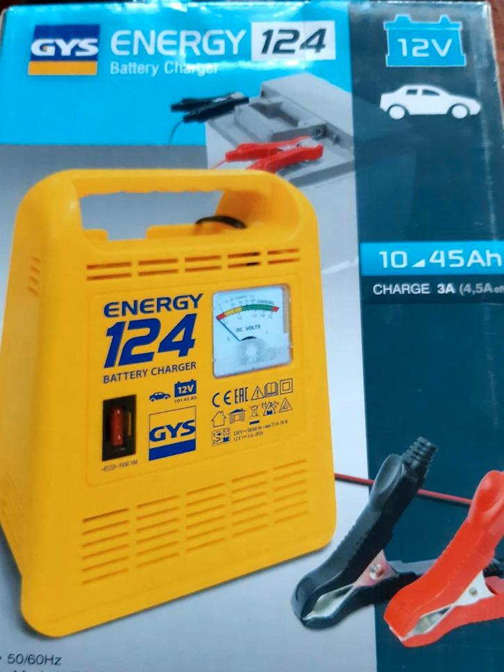 GYS Energy 124 Acculader - Nieuwstaat, Auto-onderdelen, Accu's en Toebehoren, Universele onderdelen, Nieuw, Ophalen of Verzenden