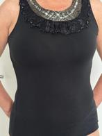 Top Liu Jo met glitter  zilver en kralen, Liu Jo, Zwart, Ophalen of Verzenden, Zo goed als nieuw