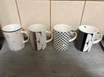 Set 4 Mokken Elle, Huis en Inrichting, Keuken | Servies, Ophalen, Gebruikt, Overige stijlen, Kop(pen) en/of Schotel(s)